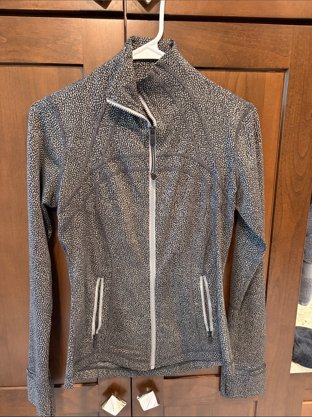 Lululemon Women’s Gray Speckled Full-Zip Jacket